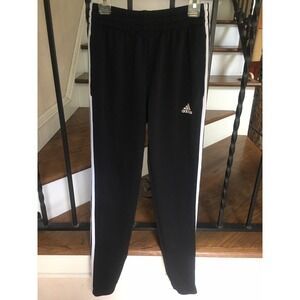 Ladies Size Small Adidas Pants, Tapered Legs, Black, Running, Track